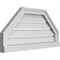 Ekena Millwork Octagonal Top Surface Mount PVC Gable Vent w/ 2"W x 2"P Brickmould Sill Frame, 28"W x 14"H GVPOT28X1403SF - alternate 2
